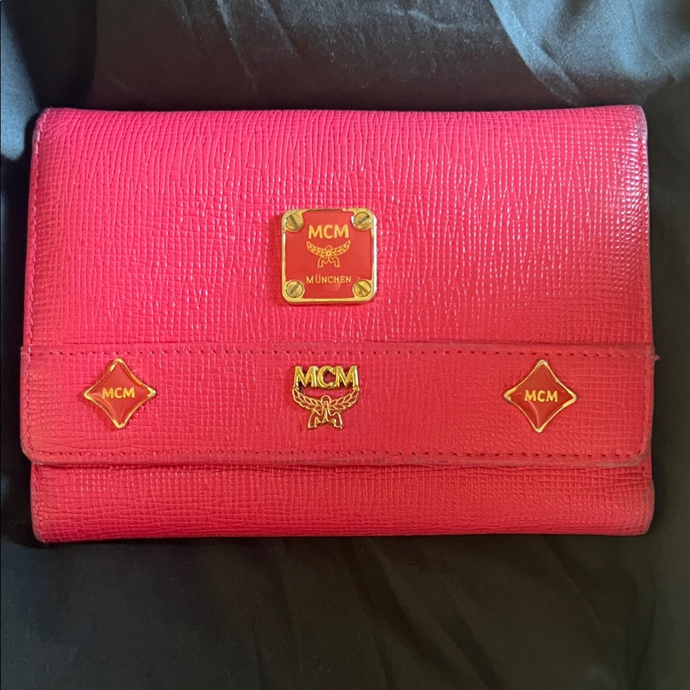 MCM Vibrant Red Wallet